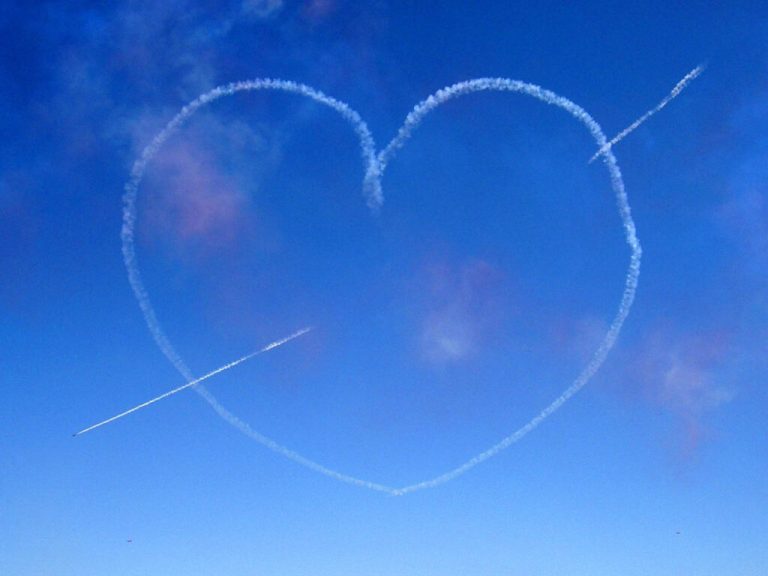 Coeur dans le ciel